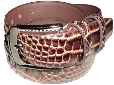 

Mode Boys Casual, Formal Brown Genuine Leather Belt, Brown-77