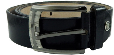 

jimmy carter Men Casual, Formal Black Genuine Leather Belt