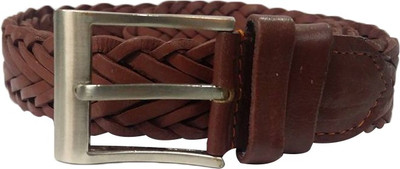 

Bcoz Men Casual Brown Genuine Leather Belt
