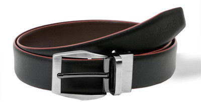 

Newhide Men Formal Black, Brown Genuine Leather Reversible Belt