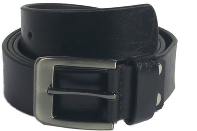 

Revo Men Formal Black Genuine Leather Belt