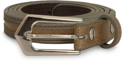 

Baggit Women Casual Brown Synthetic Belt, Stone