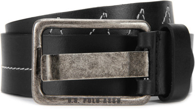 

U.S. Polo Assn Men Black Genuine Leather, Metal Belt