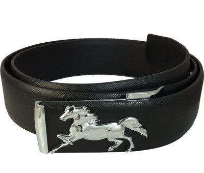 

Ammvi Creations Men Black Artificial Leather Belt