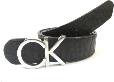 

Mode Boys Casual, Formal Black Genuine Leather Belt, Black-099