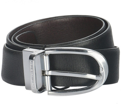 

Louis Philippe Men Black Artificial Leather Belt
