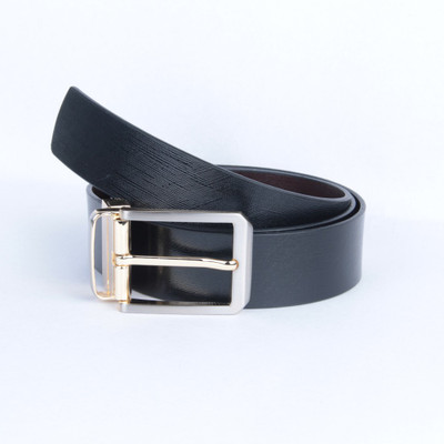 

Kiko Men Formal Black, Tan, Brown Genuine Leather Reversible Belt, Black&brown1