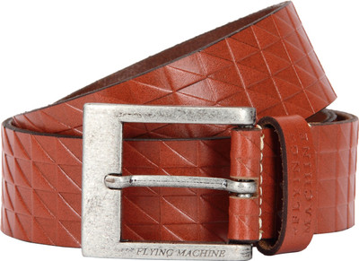 

Flying Machine Men Tan Genuine Leather Belt