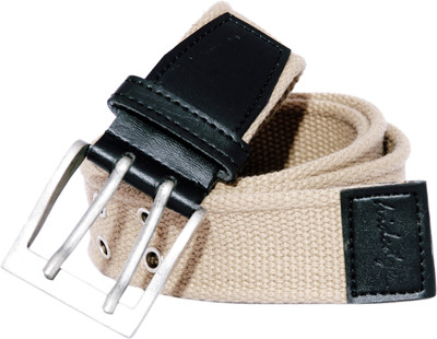 

Hidedge Men Casual Green Synthetic Belt, Khaki
