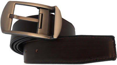 

AmahapGlamourDaze Men Formal Brown Artificial Leather Reversible Belt