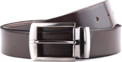 Gruvi Enterprises Men Formal Brown Genuine Leather Belt