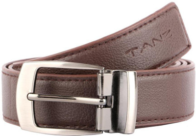 

Tanz Men Casual Brown Artificial Leather Belt, Brown-13