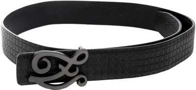 

Swiss Design Men Casual Black Genuine Leather Belt