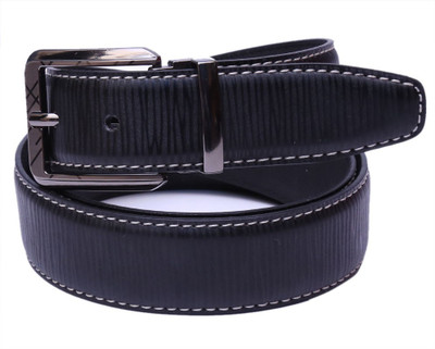 44% OFF on Moac Men Casual Black Artificial Leather Belt