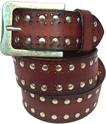 

Skyforest Men Party Brown Genuine Leather Belt, Coffee brown