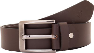 

Valbone Men Formal Brown Genuine Leather Belt, Dark brown