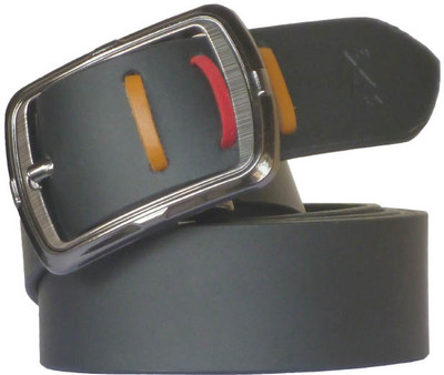 

Sondagar Arts Men Formal Black Genuine Leather Belt