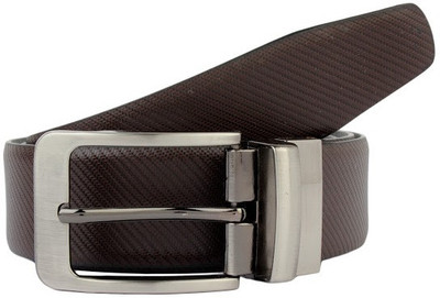 

K London Men Formal, Casual Black, Brown Genuine Leather Reversible Belt