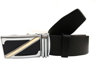 

Mode Boys Casual, Formal Black Genuine Leather Belt, Black-180