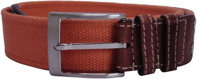 

Revo Men Casual Orange Canvas Belt