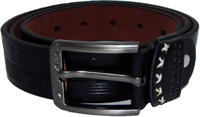 

Els Men Black Synthetic Belt, Black-59