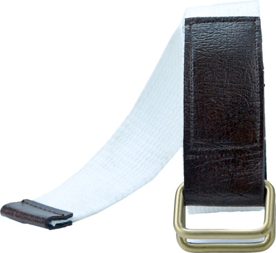 

Contra Men White Canvas Belt, White01