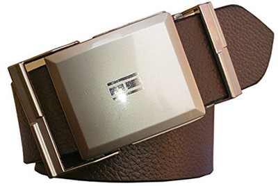 

WSD Men Formal Brown Artificial Leather Belt