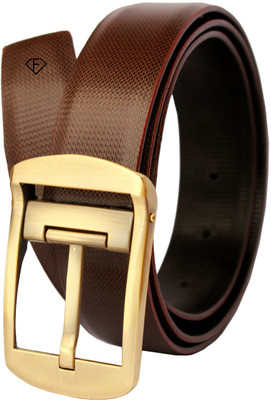 

Fashius Men Brown Artificial Leather Belt, Brown-01