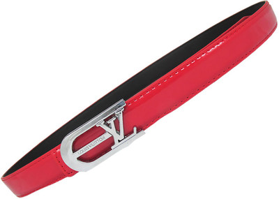 

Comfort Zone Women Casual, Party, Formal Red Artificial Leather Belt
