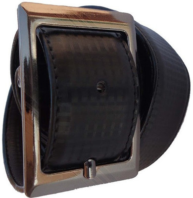 

AmahapGlamourDaze Men Formal Black Artificial Leather Belt