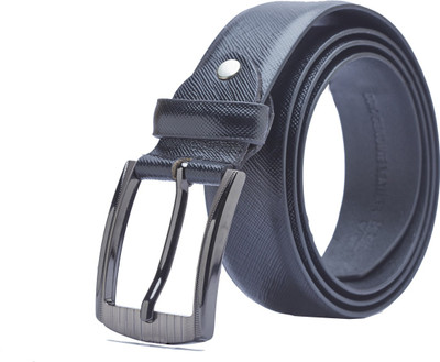 

Sondagar Arts Men Formal Black Genuine Leather Belt