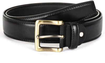 

Buckle Up Men Formal Black Artificial Leather Belt