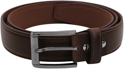 

Hidedge Men Formal Brown Artificial Leather Belt