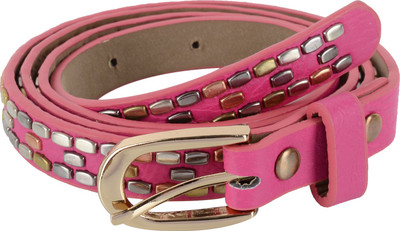 

Sri Girls Pink Synthetic Belt