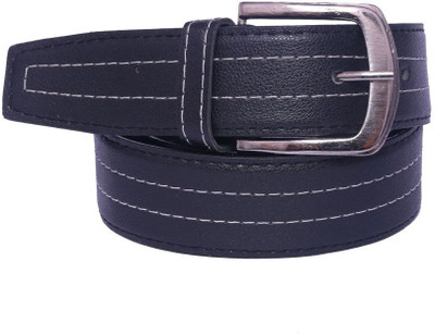 

OODI Men Black Genuine Leather Belt