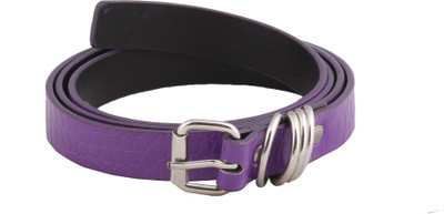 

SRS Women Casual Purple Artificial Leather Belt, Purple-02