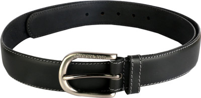 

Woodland Men Black Genuine Leather Belt