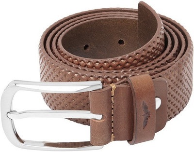 

Park Avenue Men Beige Genuine Leather Belt