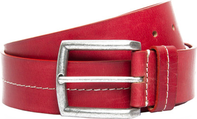 

Pacific Gold Men Casual Red Genuine Leather Belt
