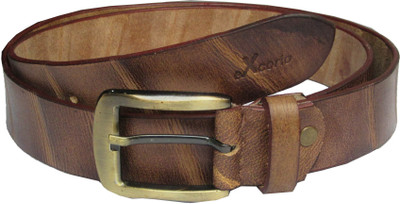 

eXcorio Men Casual Brown Genuine Leather Belt