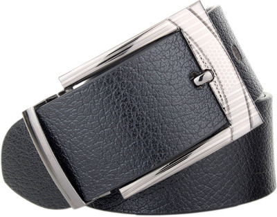 

Laurels Men Casual, Formal Black Genuine Leather Belt, Black-01