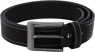 

Hidedge Men Formal Black Artificial Leather Belt