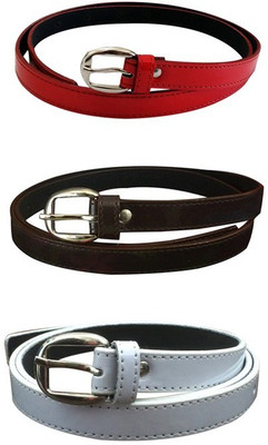 

Shopping Store Girls Multicolor Genuine Leather Belt