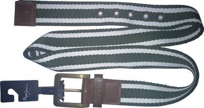 

Pepe Jeans Men Fabric, Genuine Leather Belt, Olive