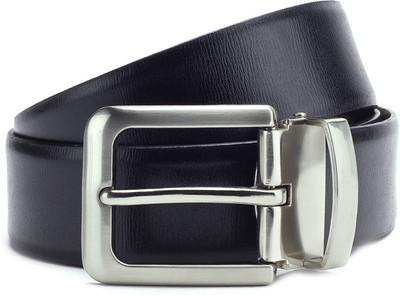 

Woodland Men Black, Brown Metal Reversible Belt, Black and brown