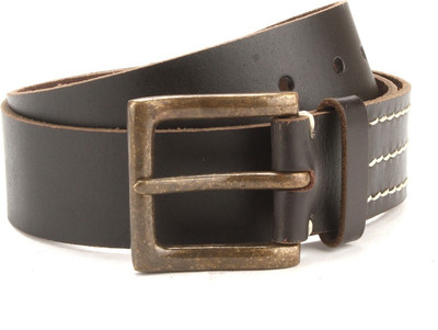 

WAC Men Brown Belt, Dark brown