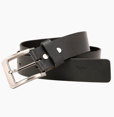 

Kamillo Men Casual Black Genuine Leather Belt