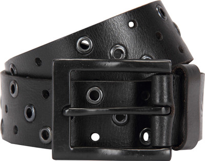 

Flying Machine Men Black Genuine Leather Belt
