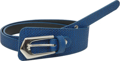 

Baggit Women Casual Blue Genuine Leather Belt, Ink blue