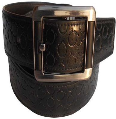 

M&Ms Men Black Texas Leatherite Belt